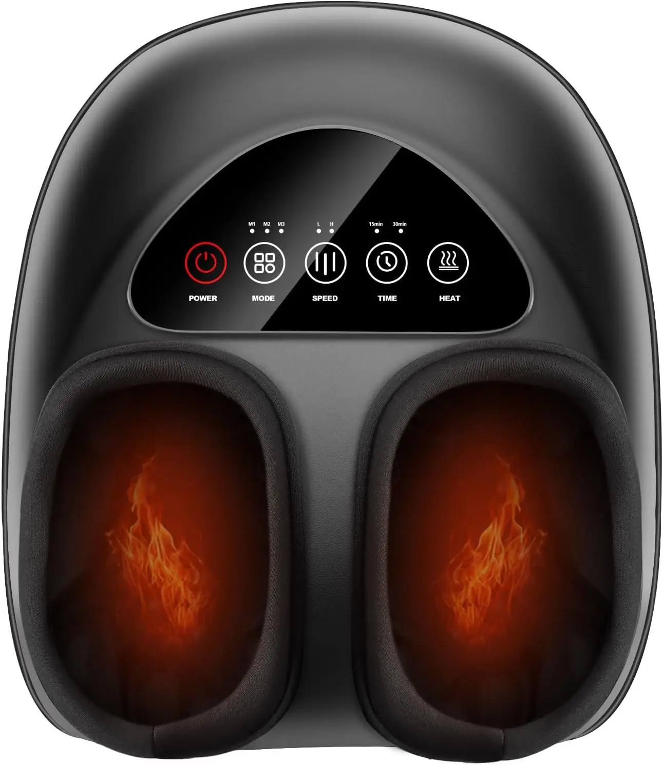 

Heated Shiatsu Foot Massager with Kneading & Air Compression, Fits Size 13 - Relaxation Gift for All