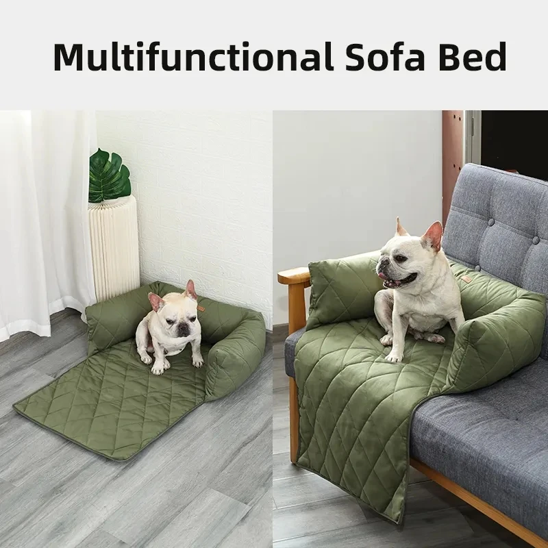 

Pet Sofa Cushion Soft Warm Comfortable Detachable Washable Mattress Anti Slip Bottom Dog Bed Cat Bed High-Quality Durable