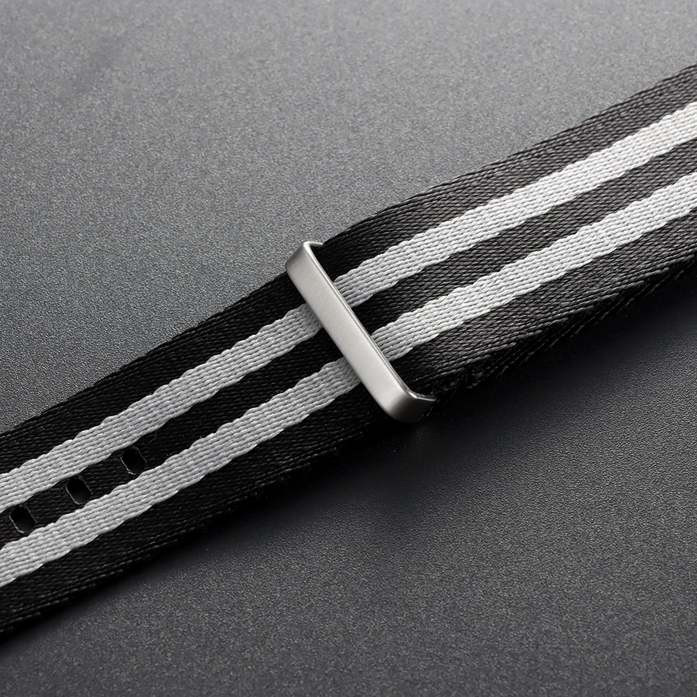18mm 20mm 22mm XL Ribbed Nylon Watchband Nylon Watch Strap for Seiko for Military Watch Band Bracelets Watchband Accessories