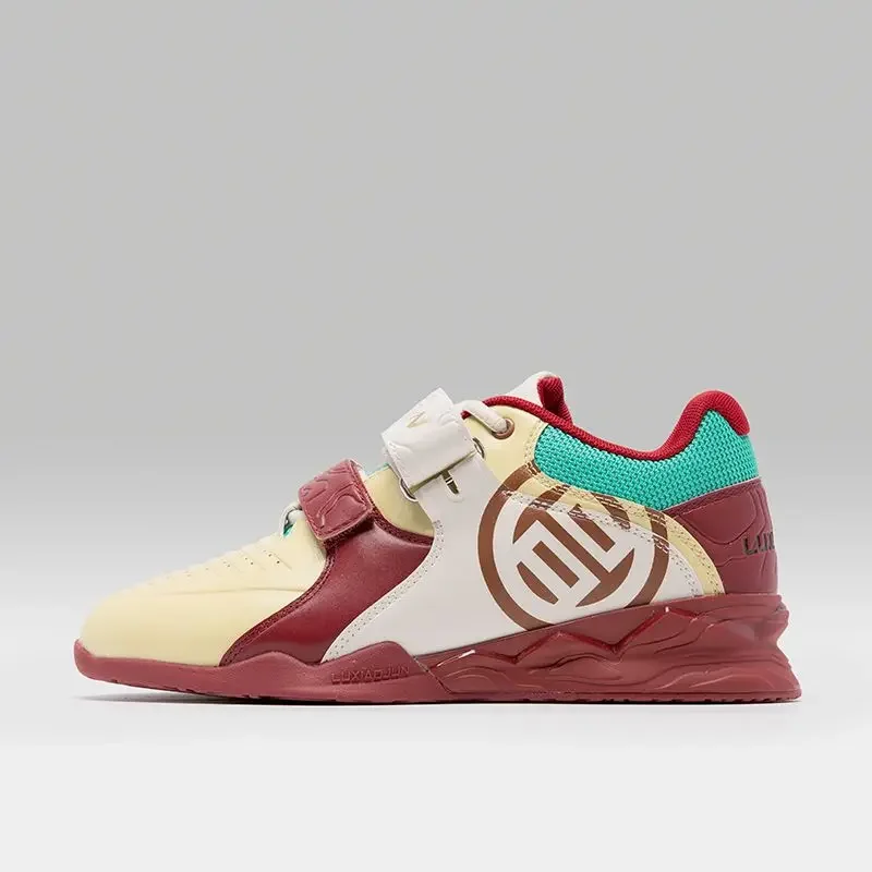 

2025 Indoor Training Deadlift Shoes Strength Men's and Women's Squat Shoes Wear-resistant Leather Weight-lifting Shoes