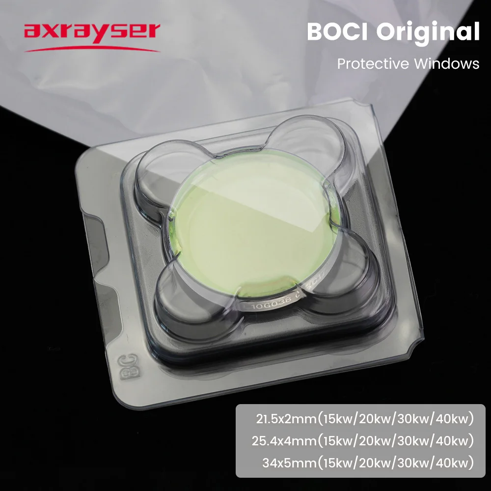 Imagem -02 - Boci-fibra Original Laser Janelas Protetoras para Boci Cabeça de Corte 34x5 215x2 254x4 20kw 30kw Blt641 421 831