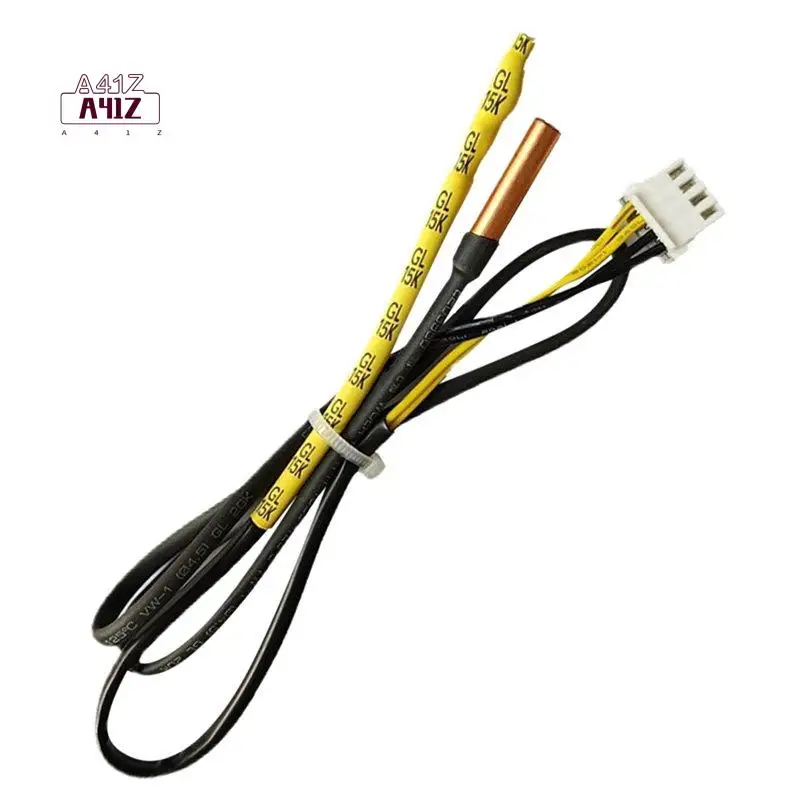 A41Z-Air Conditioner Tube Sensor For GREE Air Conditioner Probe Copper Head Rubber Head Conditioner Temperature Sensor