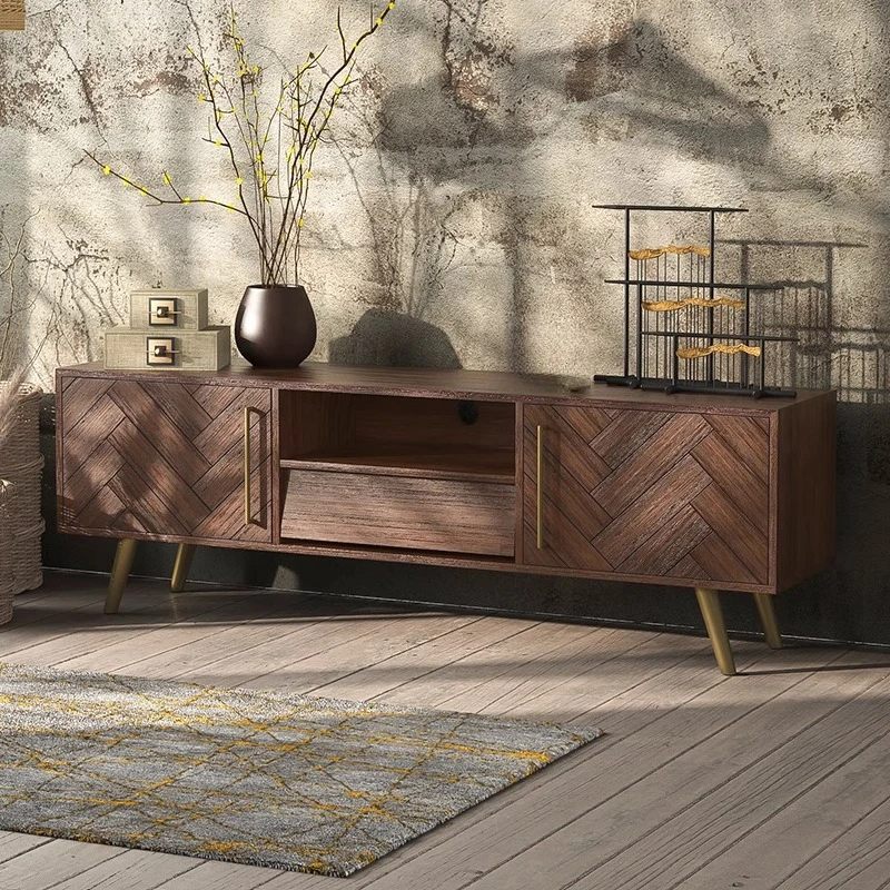 

Nordic Bedroom Cabinet Solid Wood Simple TV Stand Vertical Household Center Table Modern Small Apartments Nordic Room Furniture