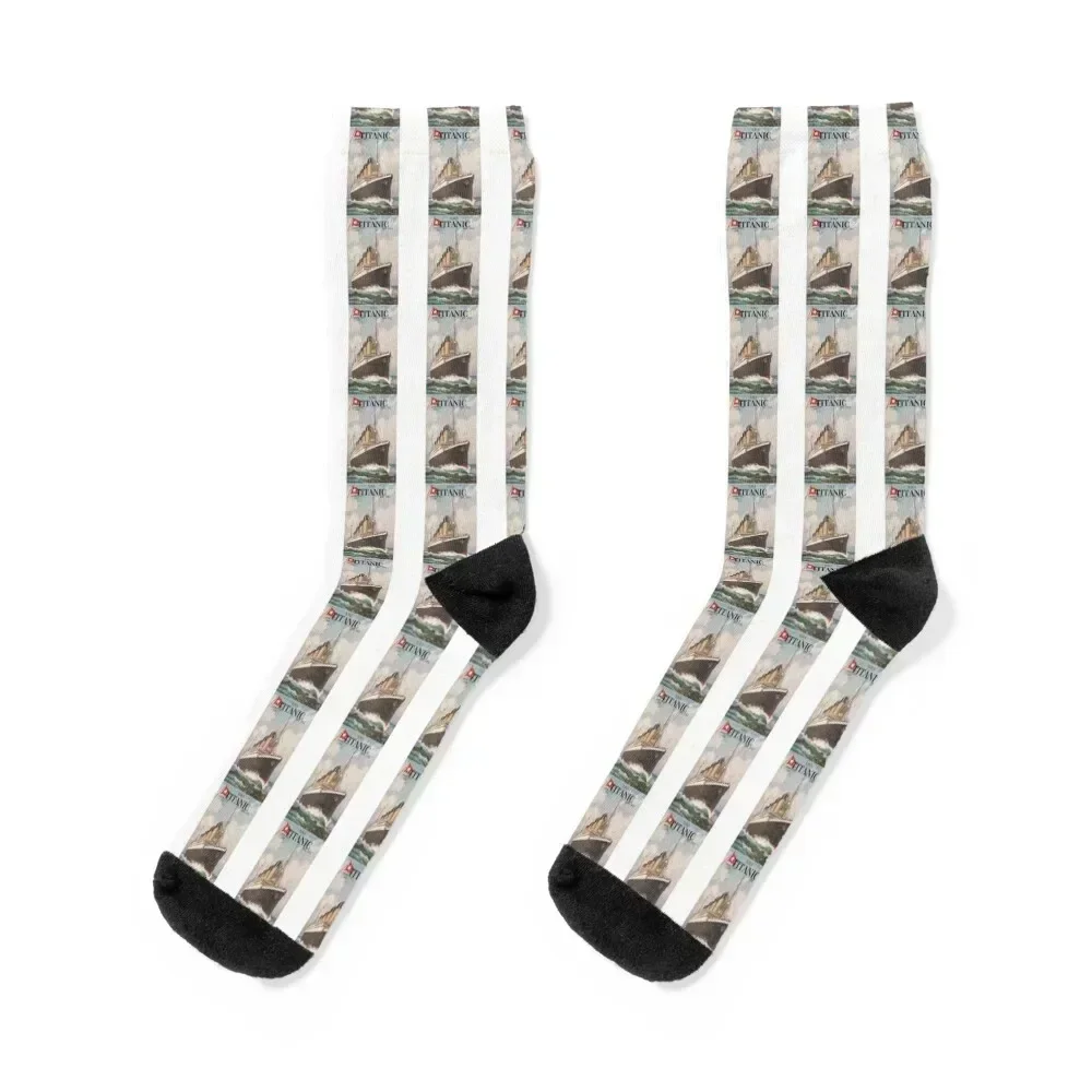 

Vintage Titanic Socks fashionable Wholesale anti slip football set Girl'S Socks Men's