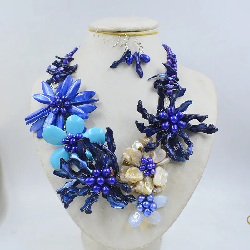 Nigerian Wired Wrap flower necklace, made by hand 20