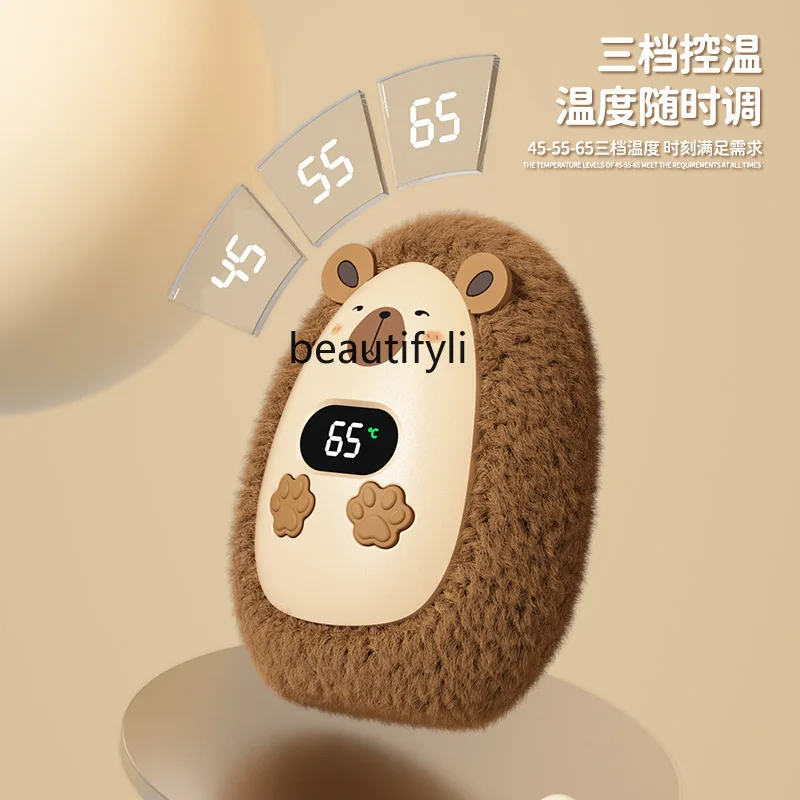 豪華なハンドウォーマーデジタルディスプレイ、ポータブル、充電式ハンドウォーマー