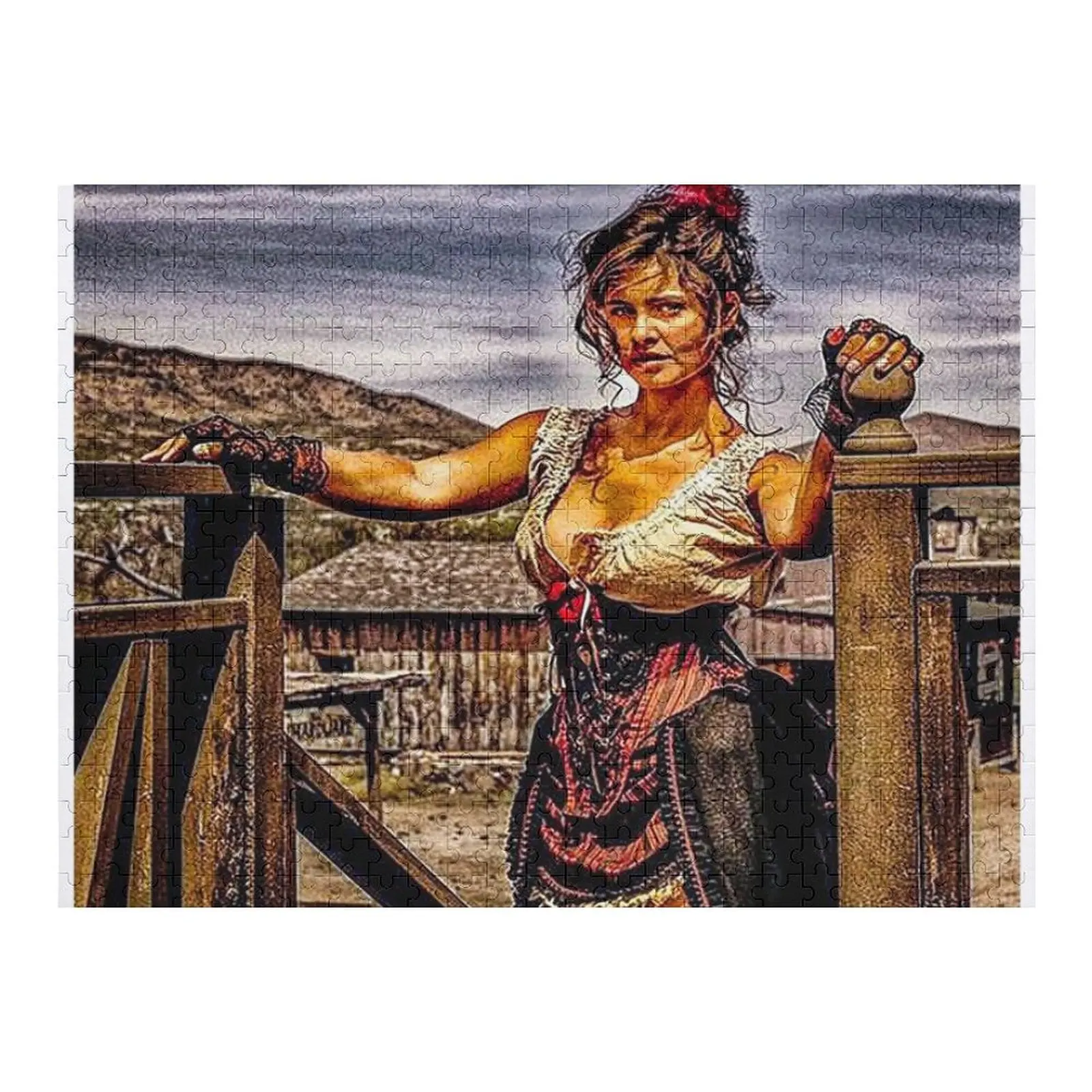 

fwc 5187 old west wild cowboy Jigsaw Puzzle Personalized Child Gift Photo Personalized Gifts Puzzle