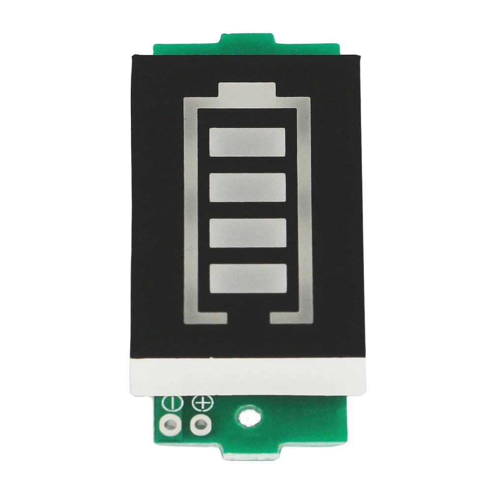 Indicador de carga de capacidad de batería de litio 1S 2S 3S 4S 6S 8S 3-34 V, pantalla de módulo probador de energía de batería eléctrica, Li-ion