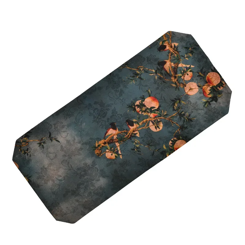 Xiangyun Yarn Zen Small Tea Seats Retro Style Fabric Chinese High-End Tablecloth Double-Sided Dual-Use Tea Ceremony Utensils