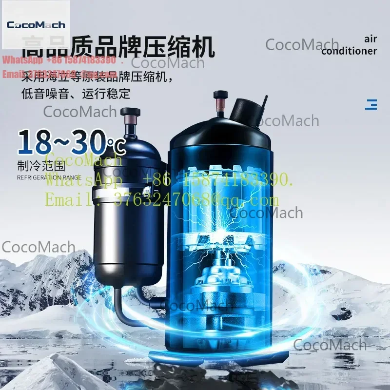 Energy Saving Industrial Evaporative Air Conditioner Jet Outlet Cooling Equipment for Factory Workshop Warehouse