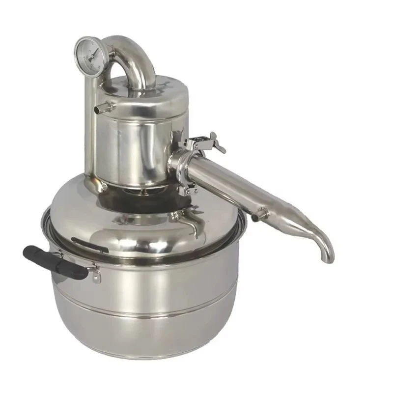 Alcohol Distiller Moonshine High Quality Stainless Steel 10L Home Use Still Brewing Winemaking Make Wine Brewing Equipment