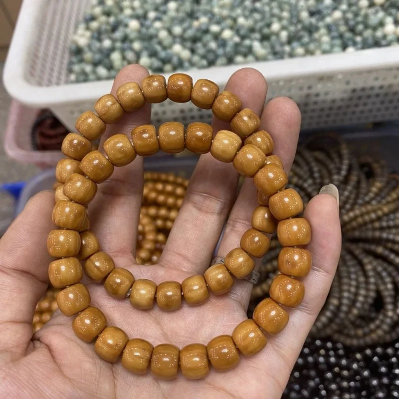 Kuke Bodhi Bead Bracelet 11*12mm, uniform color, the effect is better after being polished and aged