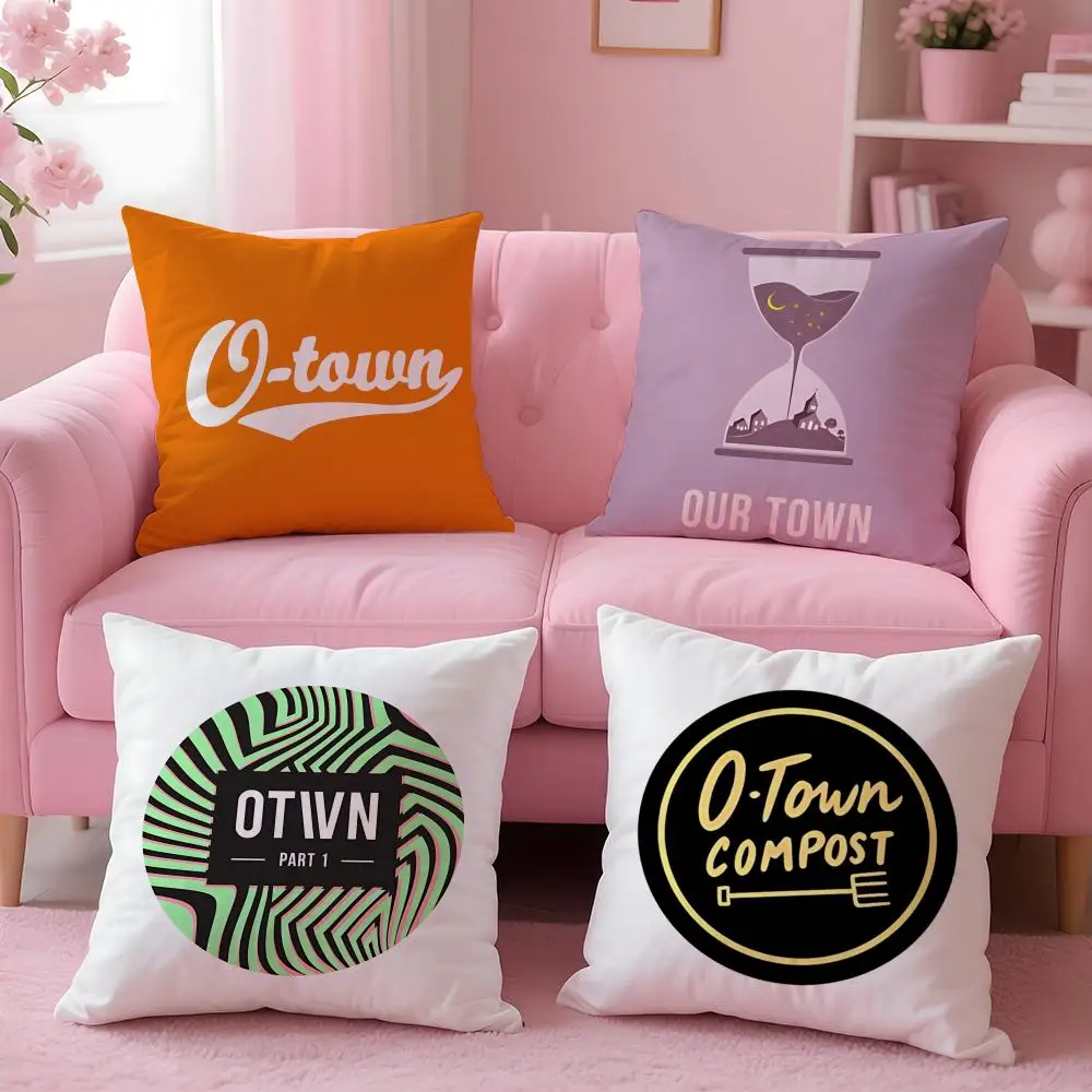 pop O-Town Cushion Cover Cushion Cover Set 4Pcs 50x50 45x45 40x40 Pillowcase Decorative Sofa Home Decor