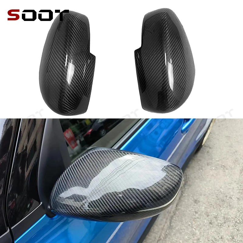 

For Suzuki Swift Sports ZC33S Upgrade Shells Rearview Cap High-quality Real Carbon Fiber Mirror cover Upgrade Auto Parts
