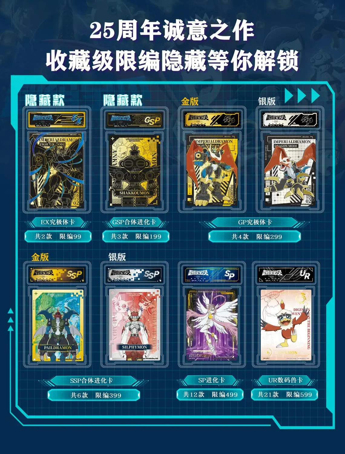 Genuine Digimon Adventure Cards First Summoning Movie Collection Cards 5th Anniversary Card Toy Gift