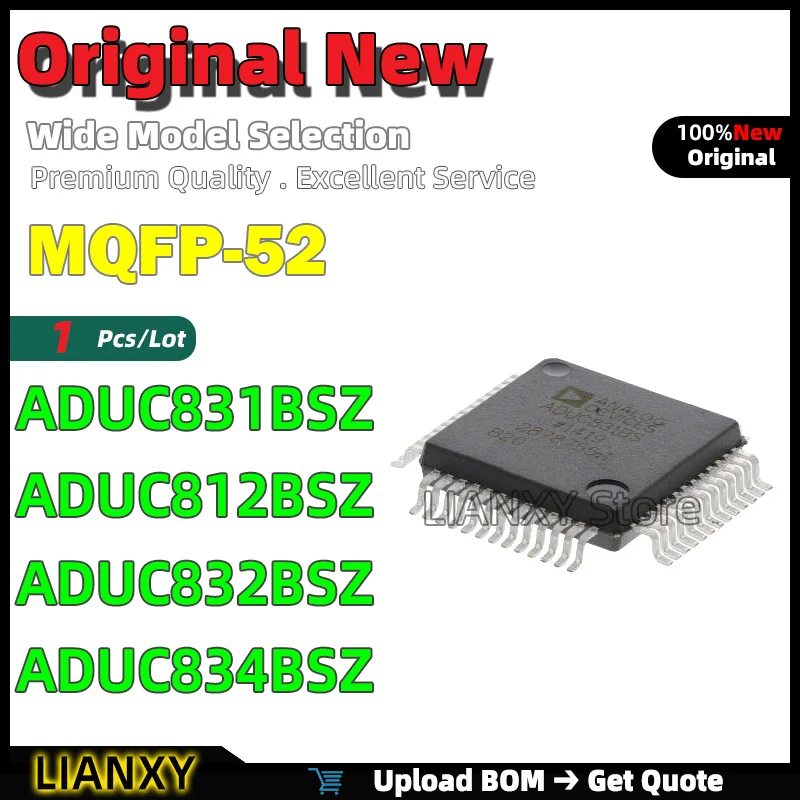 1Pcs MQFP-52 ADUC83…