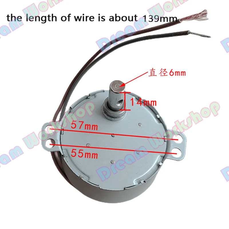 Shaking Head Motor 49tyj Electric Fan Accessories, Claw Pole, Permanent Magnet, Synchronous Motor, Swing Motor