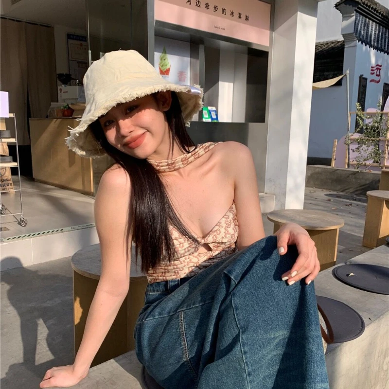 Ins Double-sided Wear Bucket Hats for Women Spring and Summer Big Brim Shading Show Face Small Korean Version Retro Sun Cap