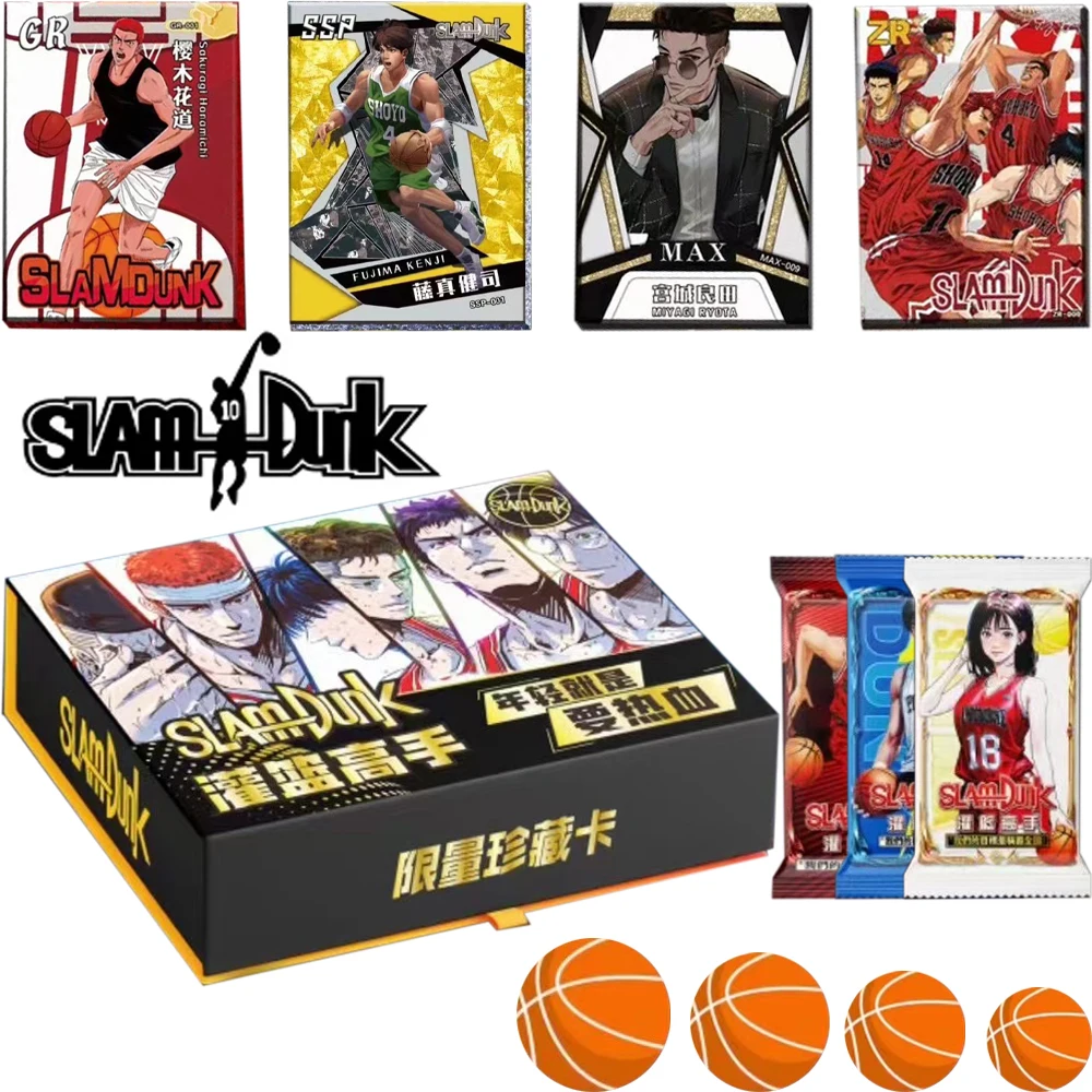 

Wholesale New Japanese Anime Slam Dunk Collection Game Cards Letters Cards Table Board Toys For Family Children Christmas Gifts