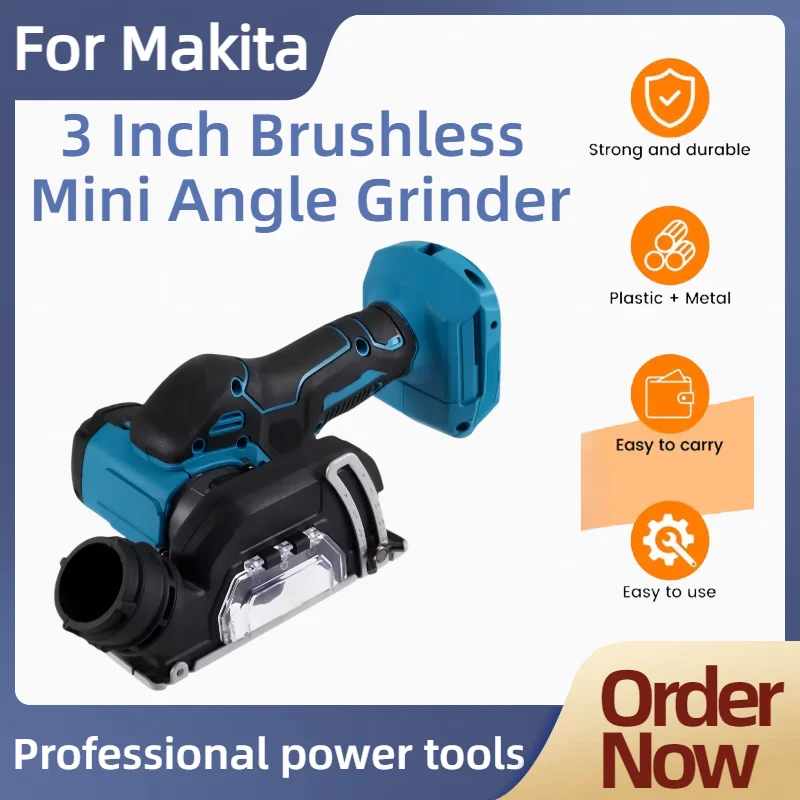 For Makita Cordless Mini Angle Grinder 3 Inch Cutting Circular Saw Machine Electirc CUT OFF Tool Power Tools 18V Battery