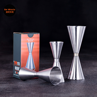 Japanese Style Stainless Steel Jigger 15/30/45/60/90ml Cocktail Measurement Bar Tool Essential for Mixology And Bartending