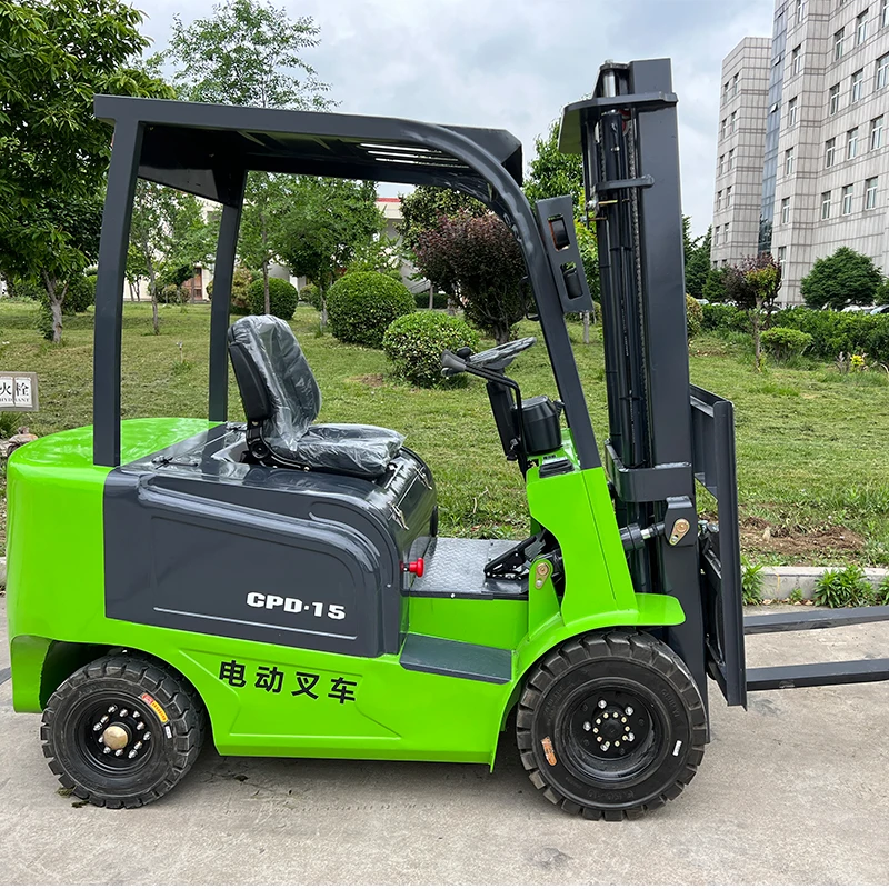 1.5Ton Ce Warehouse Workshop 4 Wheel Mini Compact Forklift