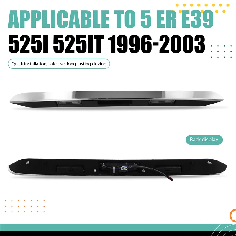 مفتاح تحرير مقبض الباب الخلفي للسيارة الرائج 51137051529 مطلي لسيارات BMW 5 Er Series E39 1996-2003 525I 525It 528I 530I 540