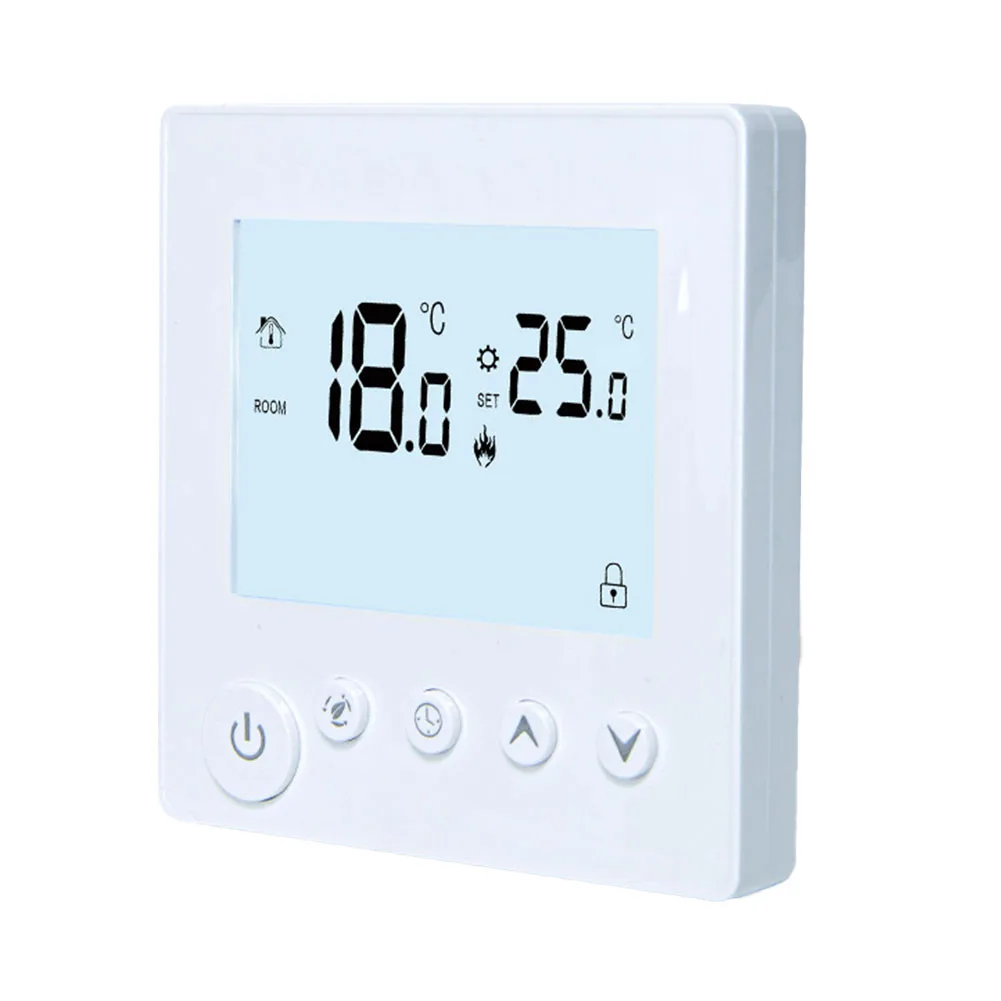 Personal Weekly Plan Storage Memory Heating Digital Thermostat Self Consumption Power Storage Memory Temperature Sensor