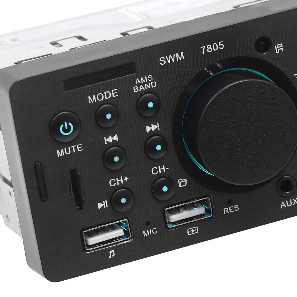 12V Universal Type 4 Inch HD Dual USB Car MP5 Player Bluetooth Hands-free Reversing Image Insert Card U Disk MP3