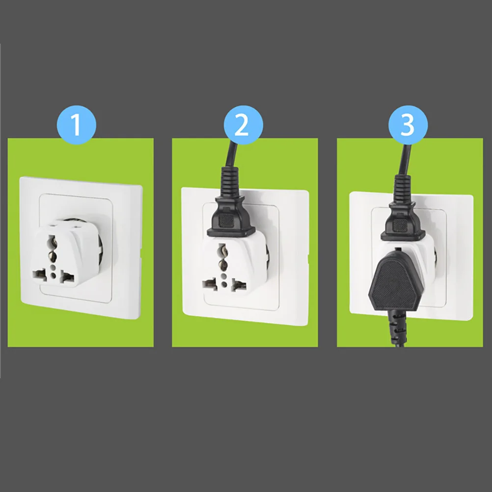 

Electrical Converter Head 250V 10-16A Universal Socket Adapter For Worldwide Outlet Travel Accessory European Plug Adapter Wall