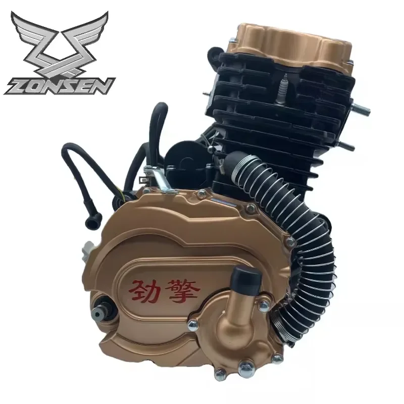 For Zongshen 200cc 250cc Water Cooled Engine Motorcycle Parts Moto Engine Assembly for Dirt Bike Off Road Racing Repair