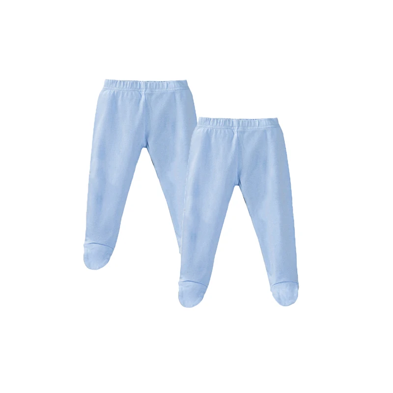 

Baby Clothing 2Pack Baby Pants Boys Girls 0–12 Months Trousers Cotton Solid Colour Elasticated Waist Legging Newborn Baby Pants