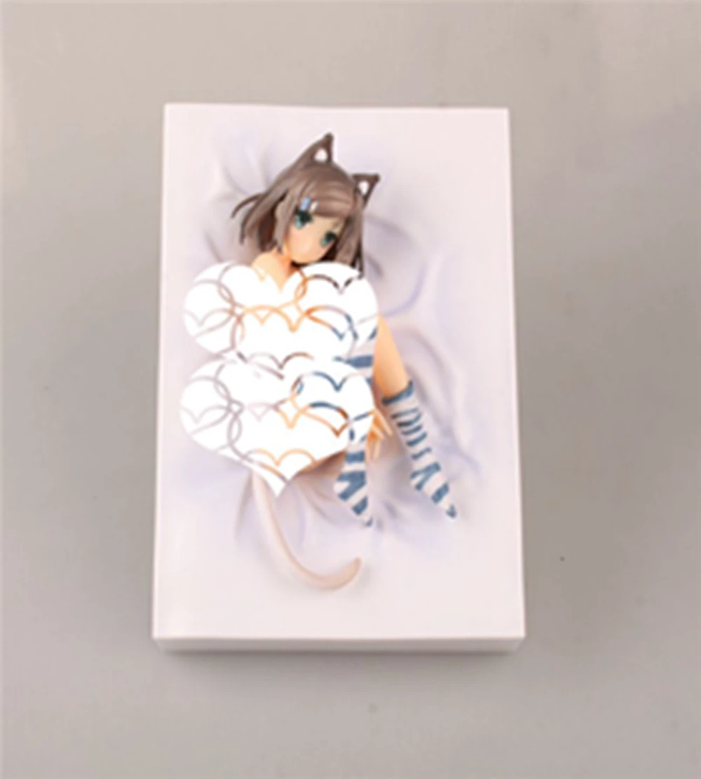 10 سنتيمتر أنيمي تسوتسوكاكوشي تسوكيكو الشكل هنتاي الأمير والحجر القط النوم الموقف لعبة مجسمة هدية عمل الشكل