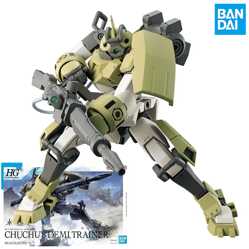 

BANDAI Original HG 1/144 GUNDAM The Witch From Mercury CHUCHUS DEMI TRAINER Фигурка Сборная модель игрушки Коллекционная