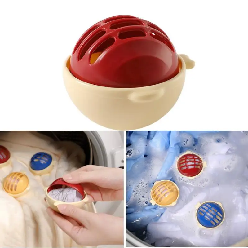 1pc Reusable Washing Machine Lint Collector Washing Machine Filter Sticky Hair Anti-entanglement Hair Remover