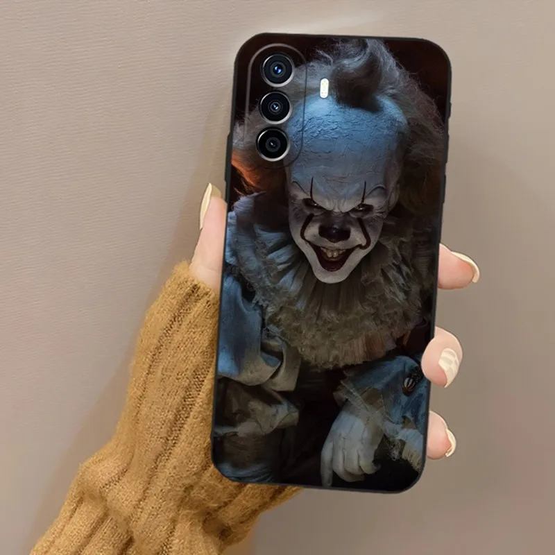 Pennywise The Clown Horror Phone Case Funda For Huawei P30 P40 P50 P10 P20 Lite Mate 40 Pro Plus Psmart Z 6 7 5 Back Cover