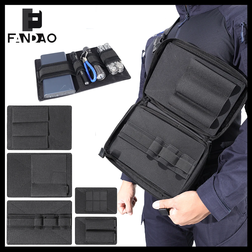 Tactical Quick-Release Storage Board Hidden Holster Waist Pack Sticker Adjustable Storage Compartment Sticker for CS Shooting