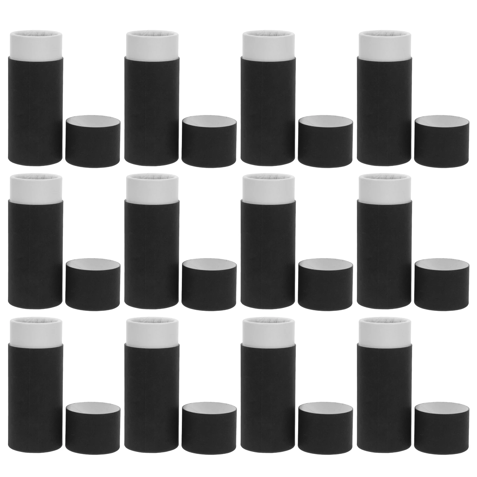 15Pcs Kraft Paper Gift Box Cylinder Tubes Packing Containers With Lid For Leaves Incense Sticks Box Mailers Packaging Boxes