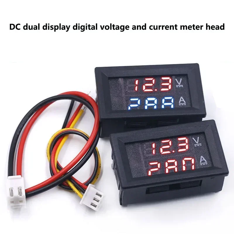 

1PCS DC 0-100V 10A Voltmeter Ammeter Red+Blue /Red+Red LED Amp Dual Digital Volt Meter Gauge LED display