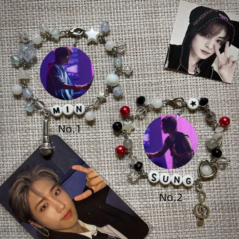 Handmade Min|sung kpop Inspired Pulseras Bracelet Y2K|acubi