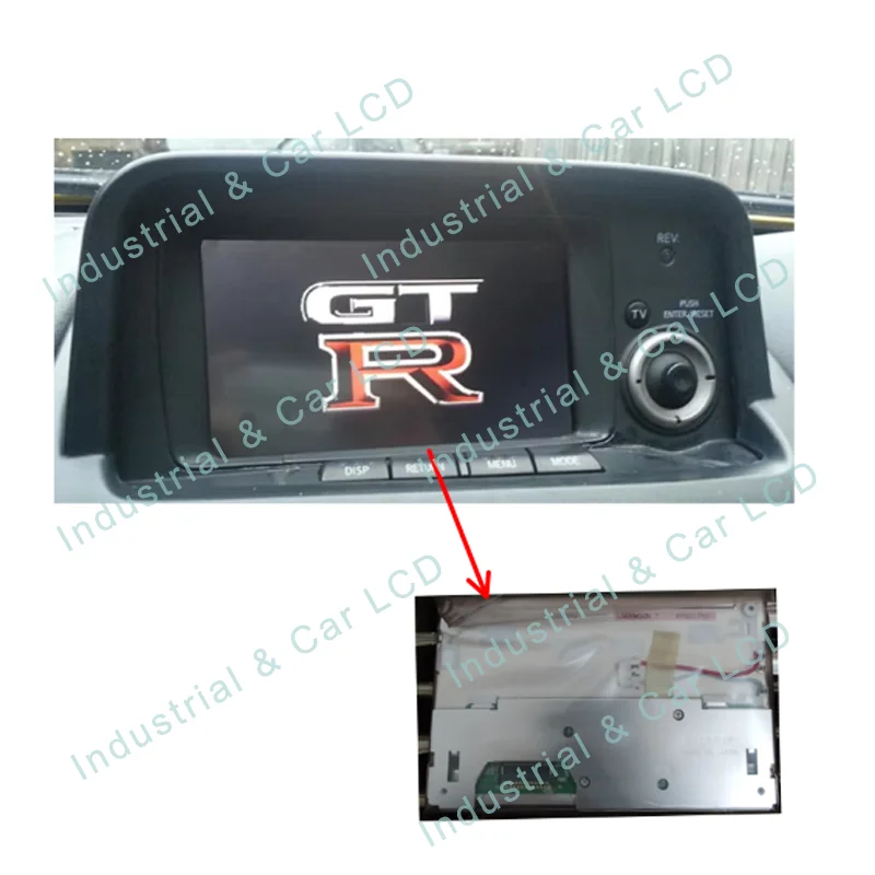 LCD Display Screen For R34 GT-R MFD For NISSAN SHARP S1 99~20 For TOSHIBA S2 LATER 2000 Multi Function Original Compatible LCD