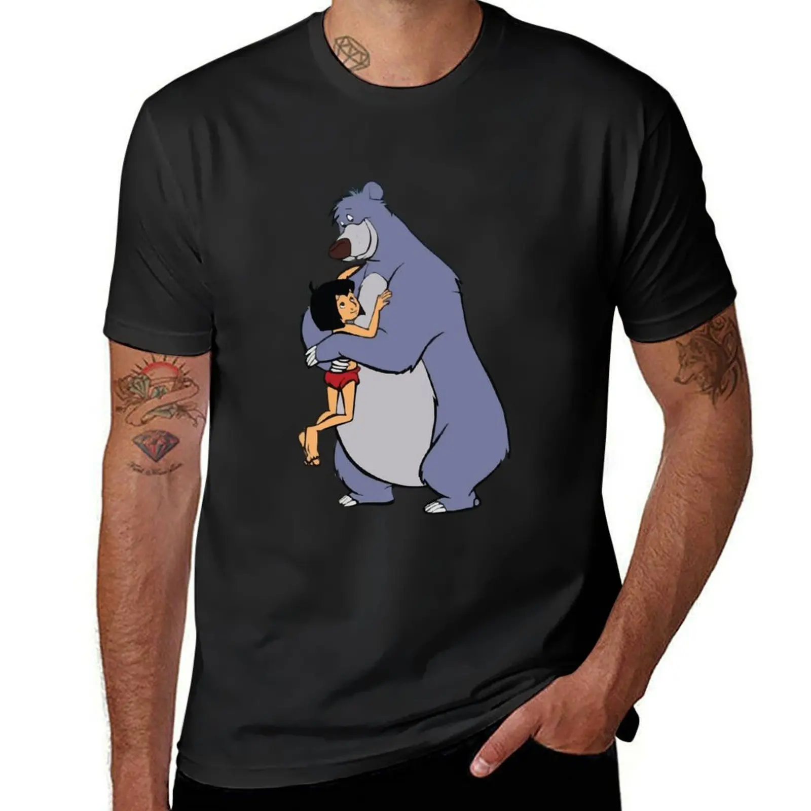 

Baloo and Mowgli T-Shirt quick-drying vintage clothes customs design your own workout shirts for men