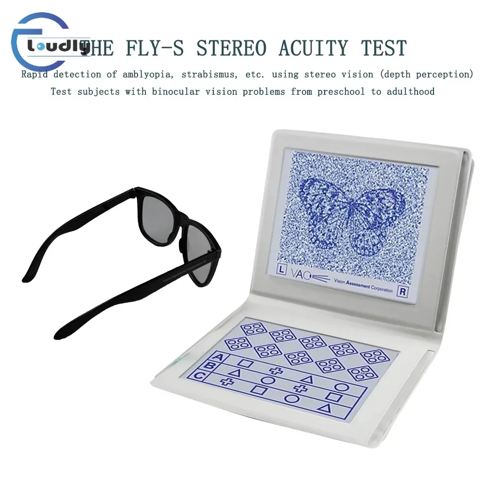 100% New Loudly Brand Optical Equipment Optometry Stereovectograph Butterfly-S Stereo Acuity Test 1010S