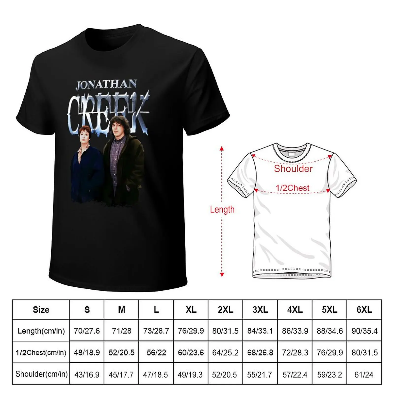 Jonathan Creek T-Shirt Stain Resistant Casual Tee