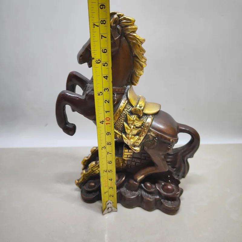Brass Ornament, Bronze Great Wall Galloping Craft, Horse Decoration for Home and Office
