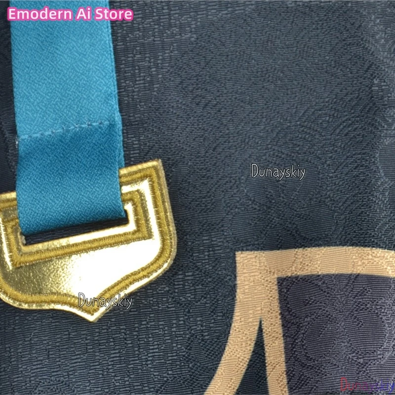 فريمينيت حكيم التأثيري المثقوب كوسبروف» جينشين إمباكت فونتين الأزرق الداكن بدلة غطس Steampunk أنيمي لعبة كوسبلاي #3