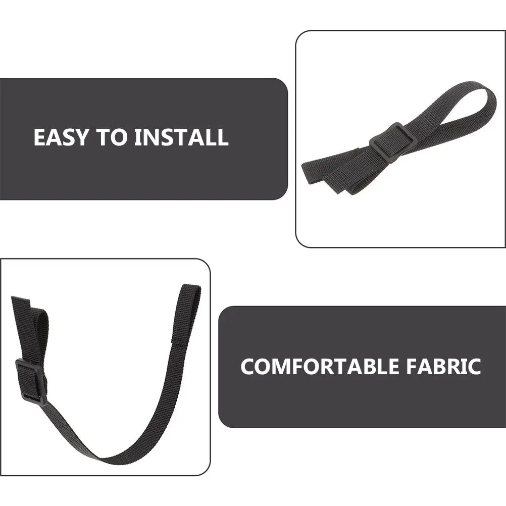 

2 Pcs Hard-hat Chin Strap for Safety Hats Adjustable Protection Replacement Protective Black