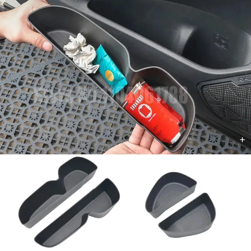 

For Toyota RAV4 RAV 4 XA50 2025 2024 2023 2022 20201 Front Rear Door Storage Box Organizer Tray Washable