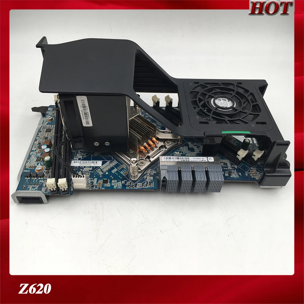 1 Pcs For HP Z620 Workstation Second CPU Memory Expansion 618265-001 619561-001 REV:1.1 Including Radiator