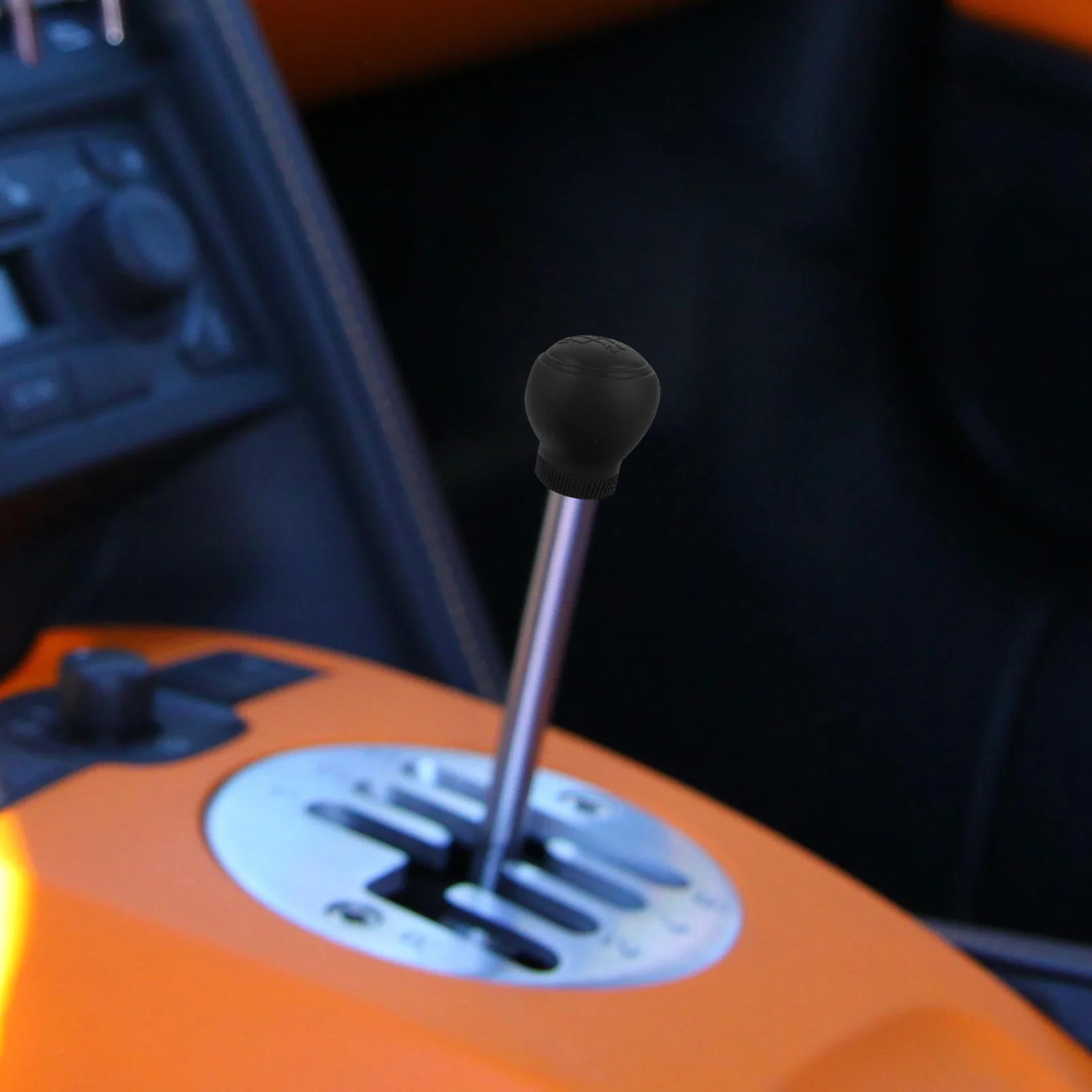 

2Pcs Universal Silicone Gear Shift Knob Cover Black Wear Resistant Nonslip Manual Transmission Vehicle Interior Accessories